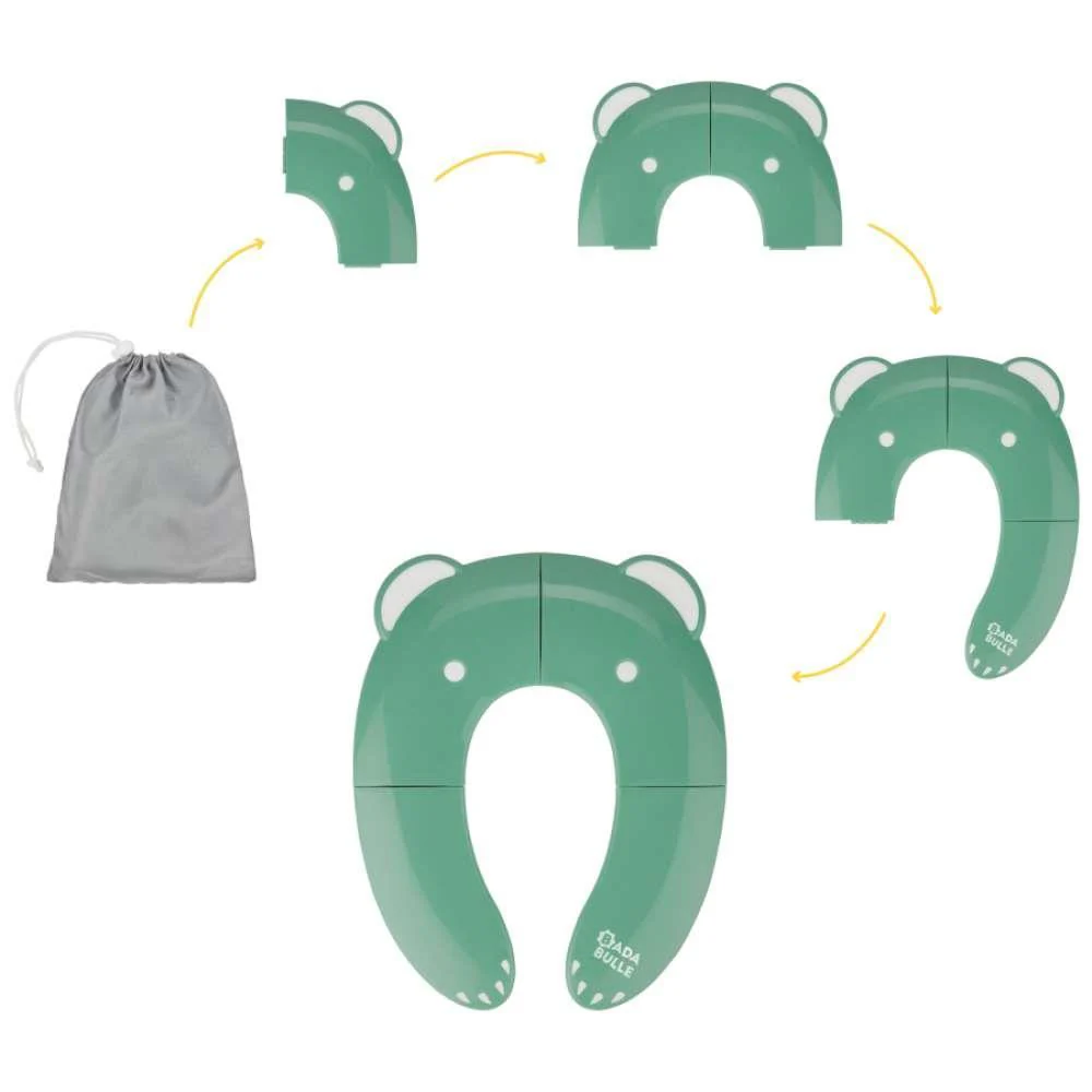 Redutor de Sanita Dobrável com Bolsa Badabulle Verde - Image 2