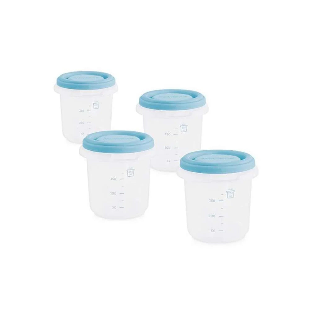 4 Recipientes Herméticos Miniland Ocean 250ml