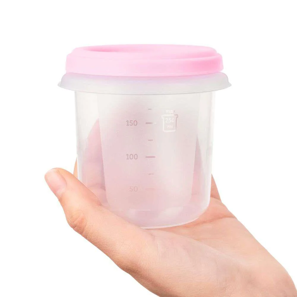 4 Recipientes Herméticos Miniland Blush 250ml - Image 4
