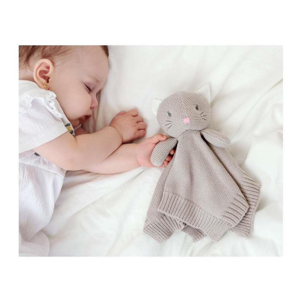 Doudou Cotton Friends Gato em Algodão com Caixa 25cm - Image 3