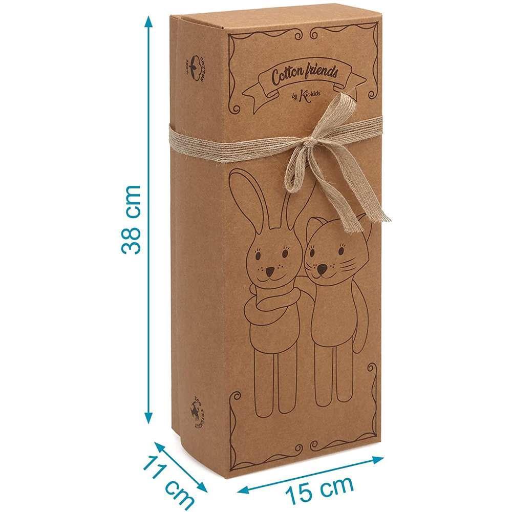 Cotton Friends Peluche Coelho Algodão com Caixa 30cm - Image 5
