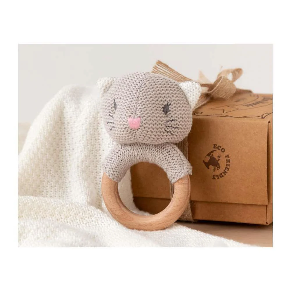 Cotton Friends Roca Gato em Algodão com Caixa 13cm - Image 2