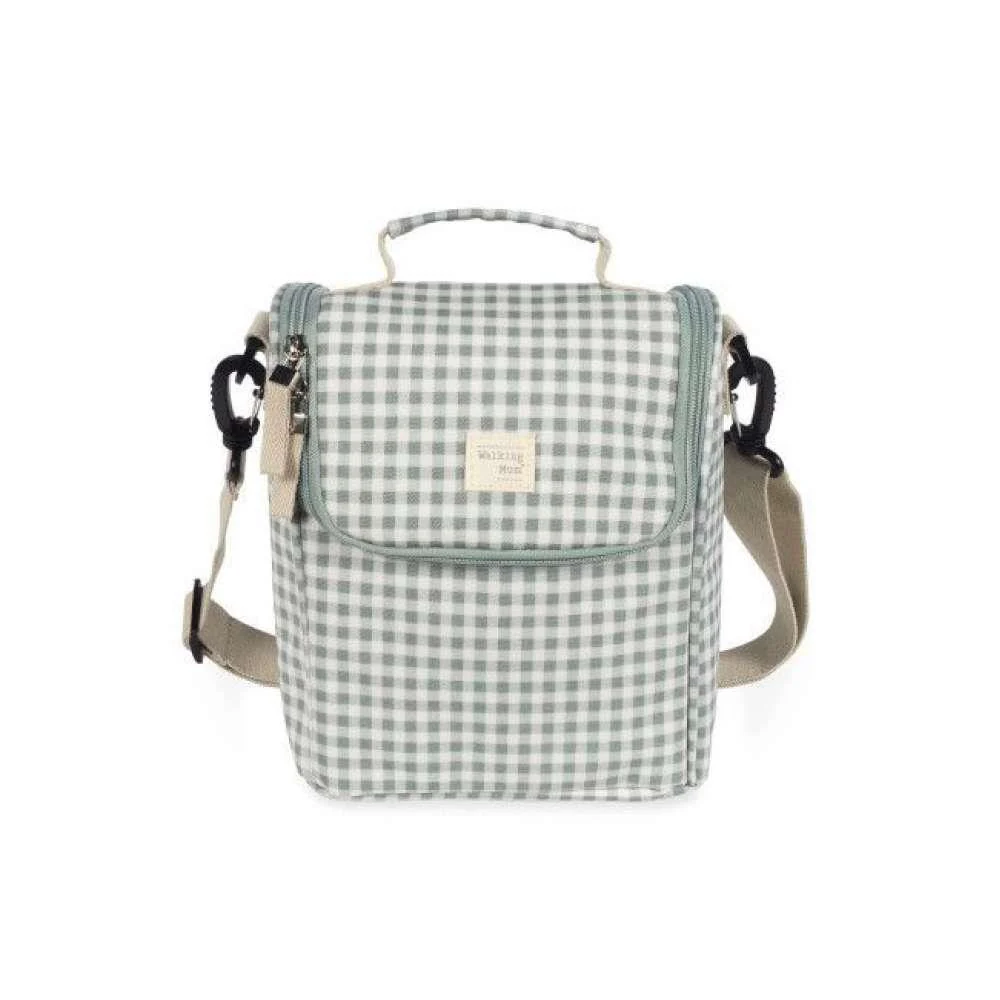 Lancheira Térmica Walking Mum I Love Vichy Verde