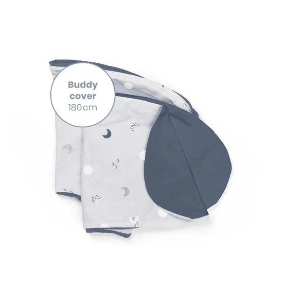 Forra para Doomoo Buddy em Algodão Orgânico Blue Grey Moon - Image 3