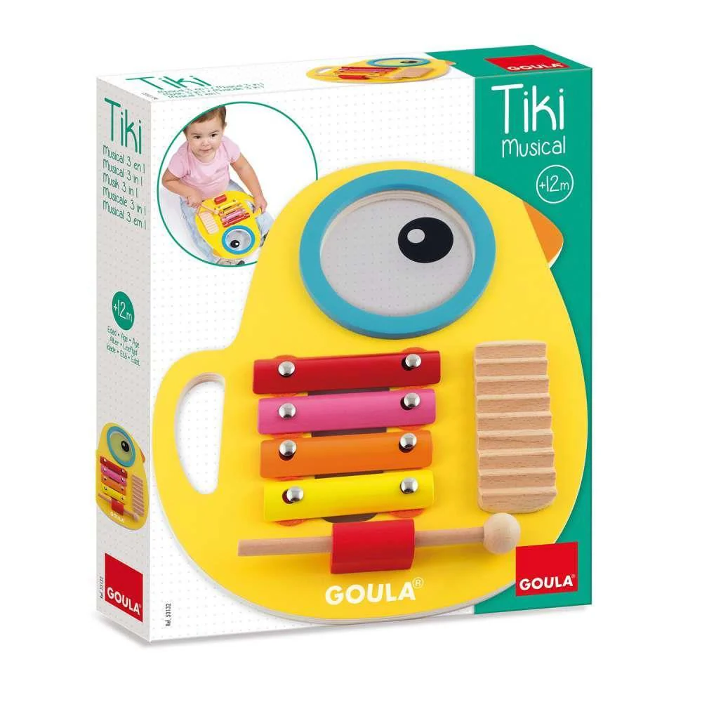 Instrumento Musical Goula Tiki Musical 3 Em 1