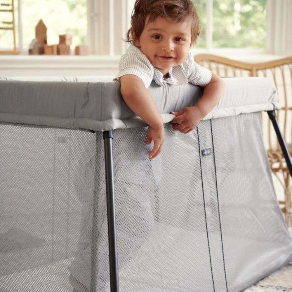 Cama de Viagem BabyBjörn Light Mesh Silver - Image 10
