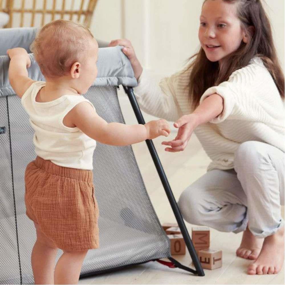 Cama de Viagem BabyBjörn Light Mesh Silver - Image 11