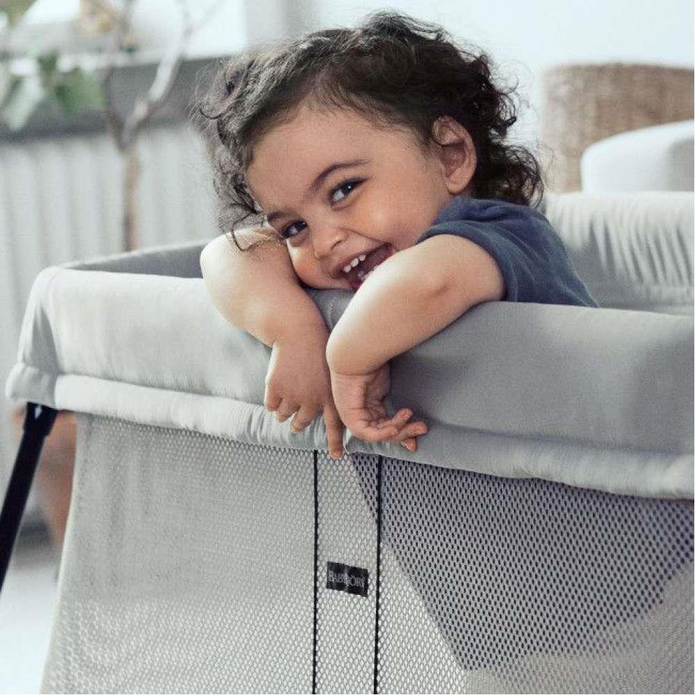 Cama de Viagem BabyBjörn Light Mesh Silver - Image 12