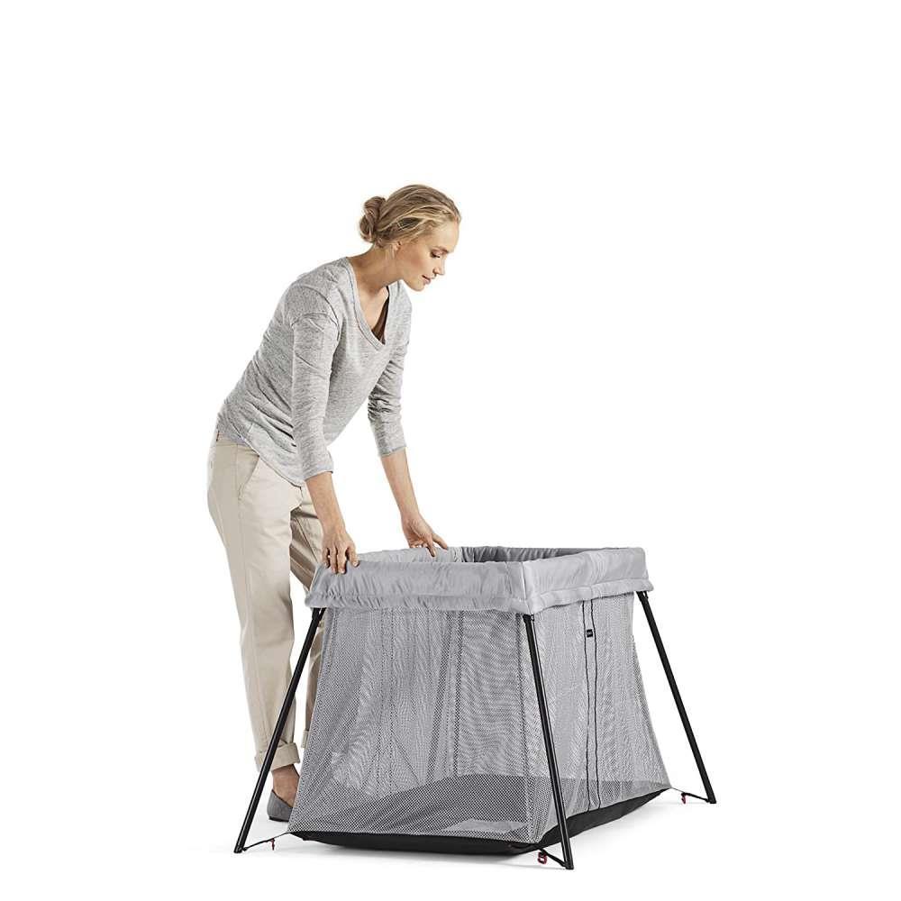 Cama de Viagem BabyBjörn Light Mesh Silver - Image 5