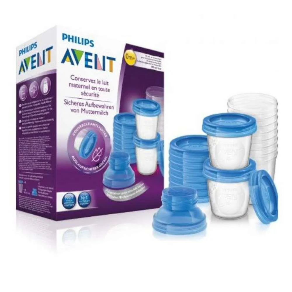 Recipientes para Leite Materno Avent