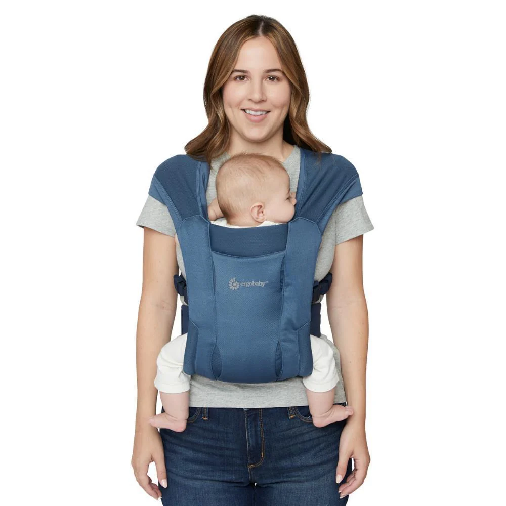 Marsúpio/Porta-Bebés Ergobaby Embrace Mesh Blue - Image 19