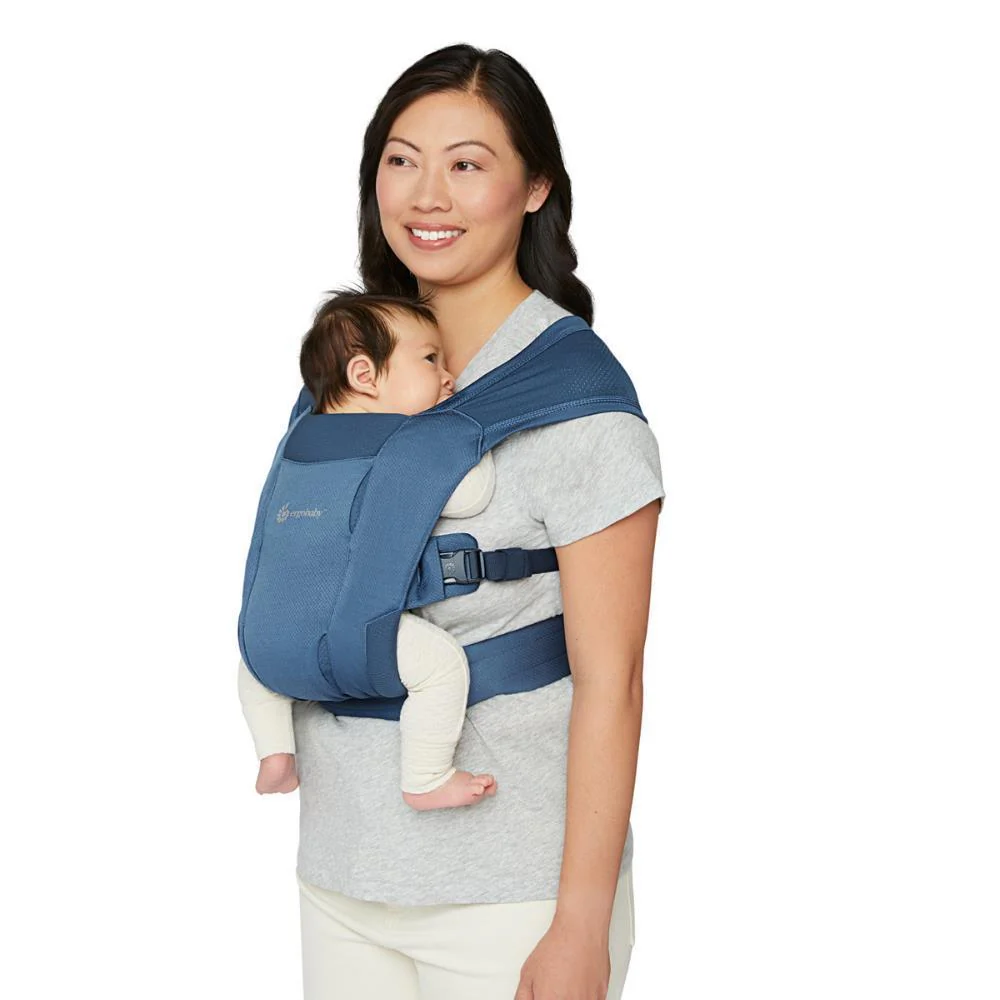 Marsúpio/Porta-Bebés Ergobaby Embrace Mesh Blue - Image 20