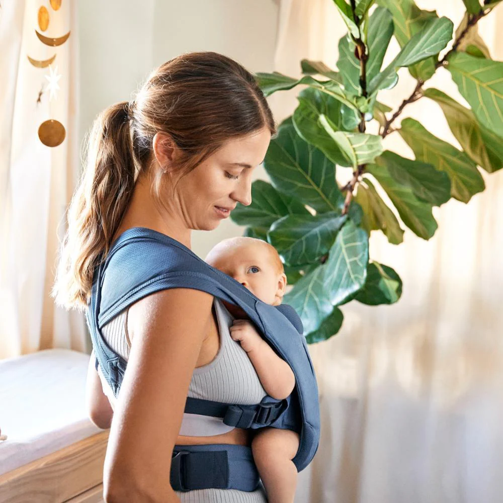 Marsúpio/Porta-Bebés Ergobaby Embrace Mesh Blue - Image 26
