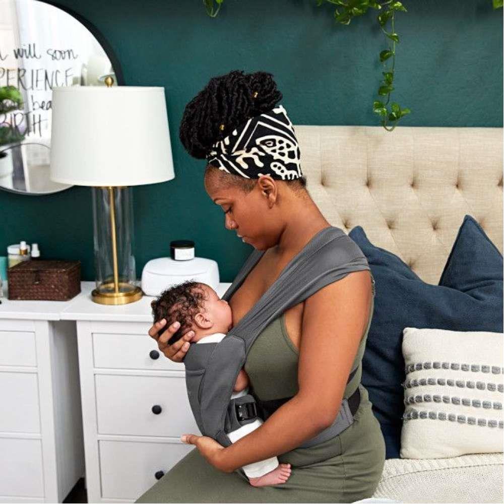 Marsúpio/Porta-Bebés Ergobaby Embrace Mesh Washed Black - Image 13