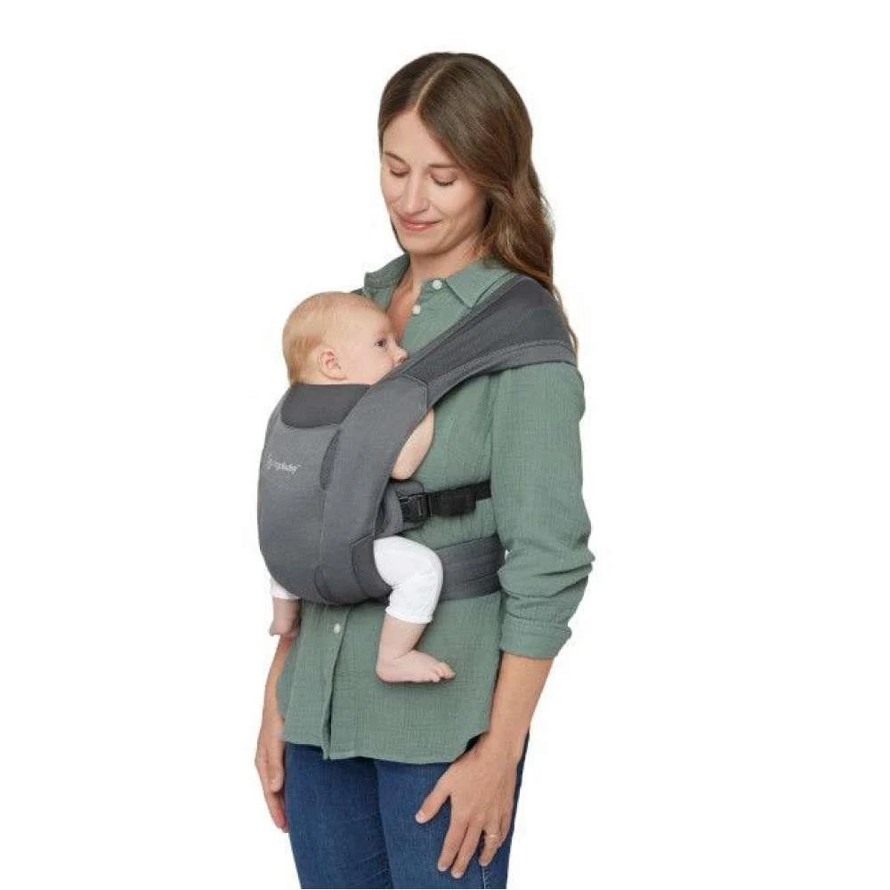Marsúpio/Porta-Bebés Ergobaby Embrace Mesh Washed Black - Image 3