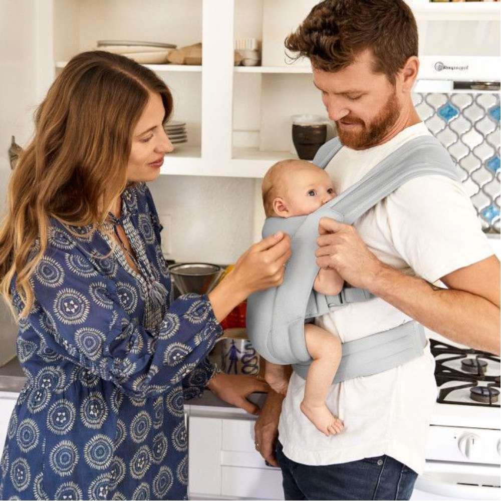 Marsúpio/Porta-Bebés Ergobaby Embrace Mesh Soft Grey - Image 12