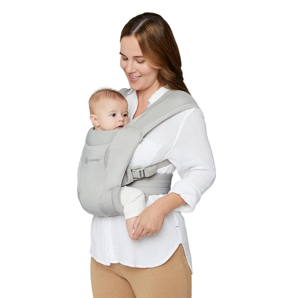 Marsúpio/Porta-Bebés Ergobaby Embrace Mesh Soft Grey - Image 20