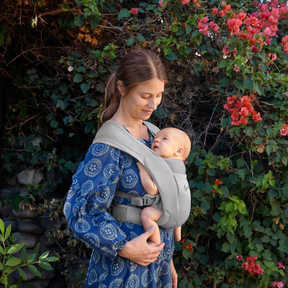 Marsúpio/Porta-Bebés Ergobaby Embrace Mesh Soft Grey - Image 29