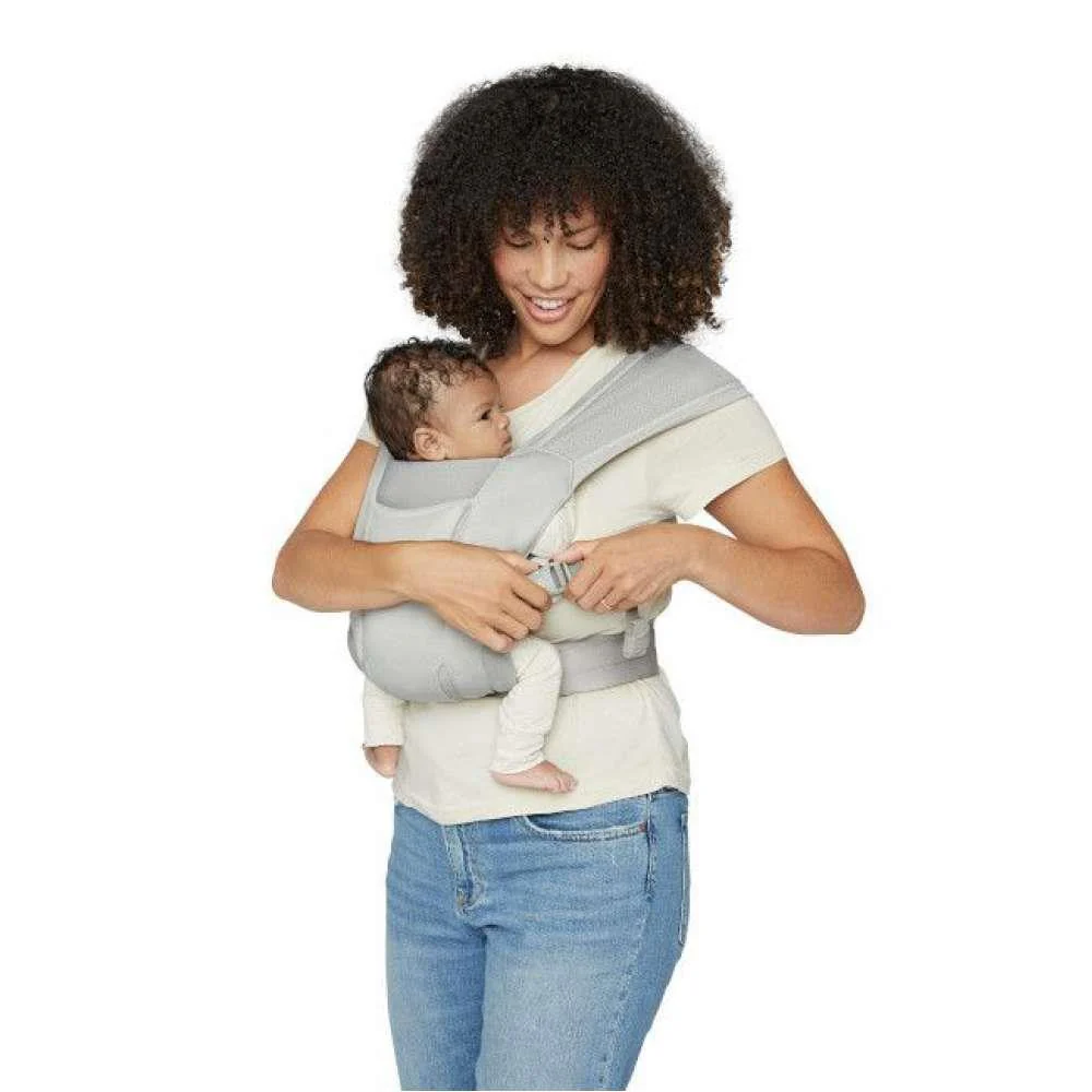 Marsúpio/Porta-Bebés Ergobaby Embrace Mesh Soft Grey - Image 4