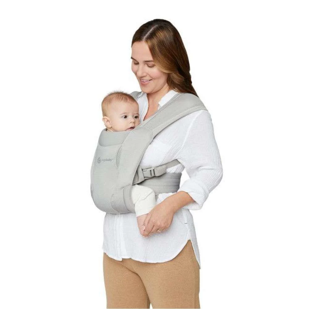 Marsúpio/Porta-Bebés Ergobaby Embrace Mesh Soft Grey - Image 9
