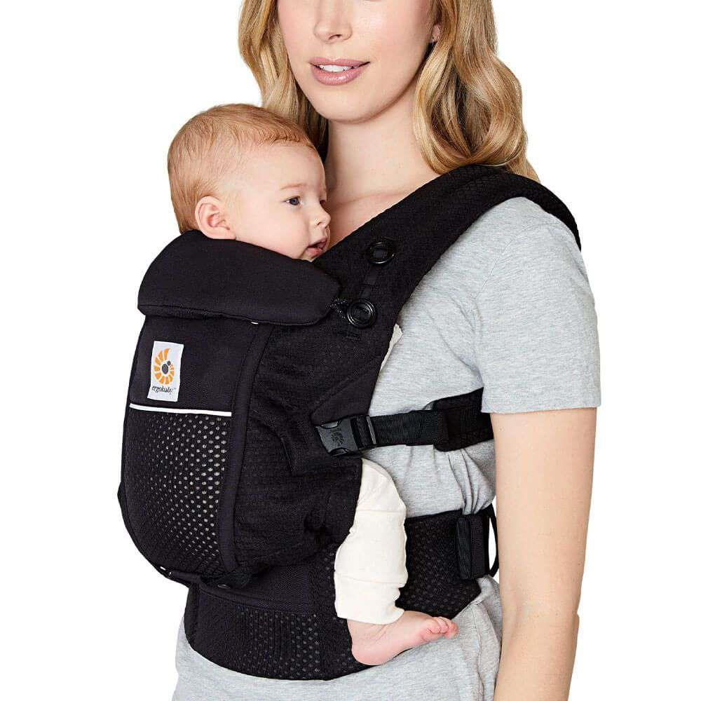 Marsúpio/Porta-Bebés Ergobaby Adapt Soft Flex Mesh Onyx Black - Image 3