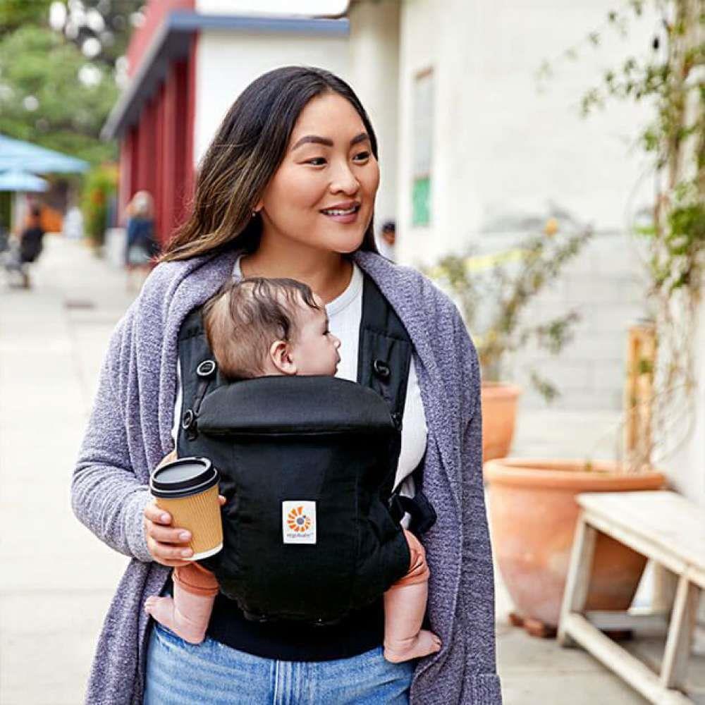 Marsúpio/Porta-Bebés Ergobaby Adapt Soft Touch Onyx Black - Image 3