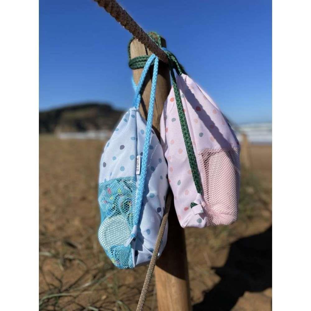 BTBox Saco/ Mochila de Praia Pontos Azuis - Image 3