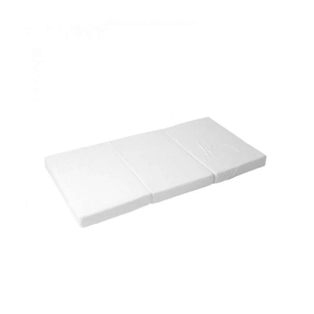 Colchão Dobrável Olmitos para Cama de Viagem 60x120cm Branco - Image 3