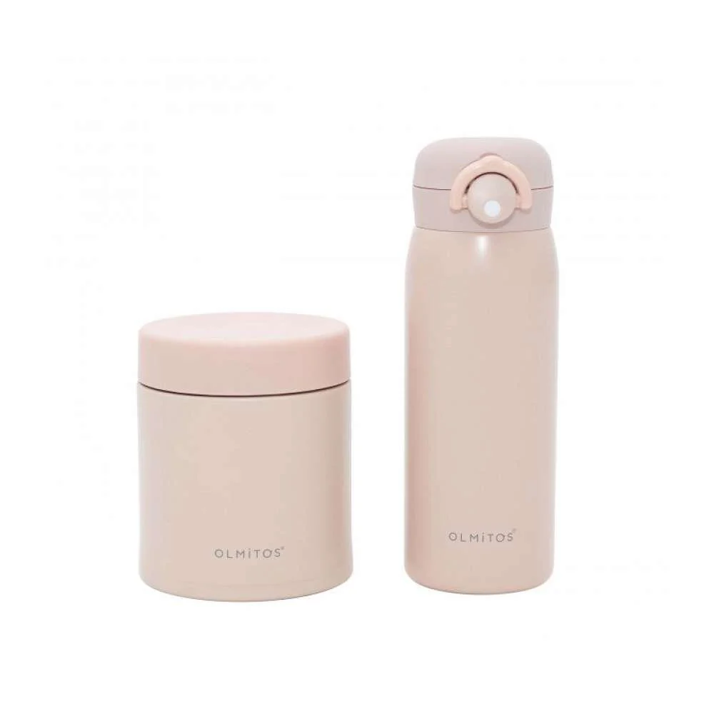 Olmitos 2 Termos Sólido 550ml e Líquido 480ml Rosa - Image 2