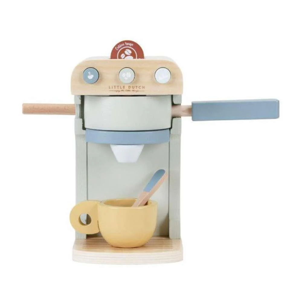 Little Dutch Máquina de Café em Madeira com Acessórios