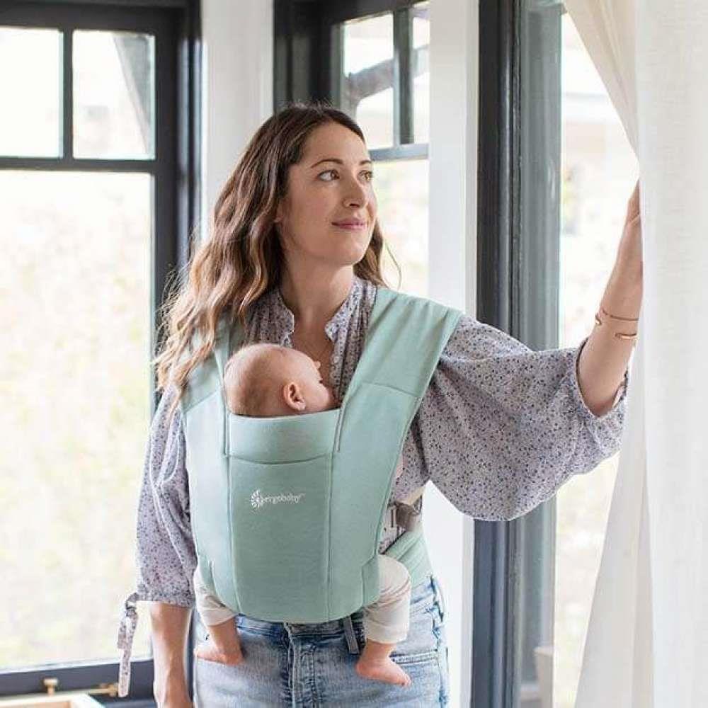 Marsúpio/Porta-Bebés Ergobaby Embrace Knit Jade - Image 4