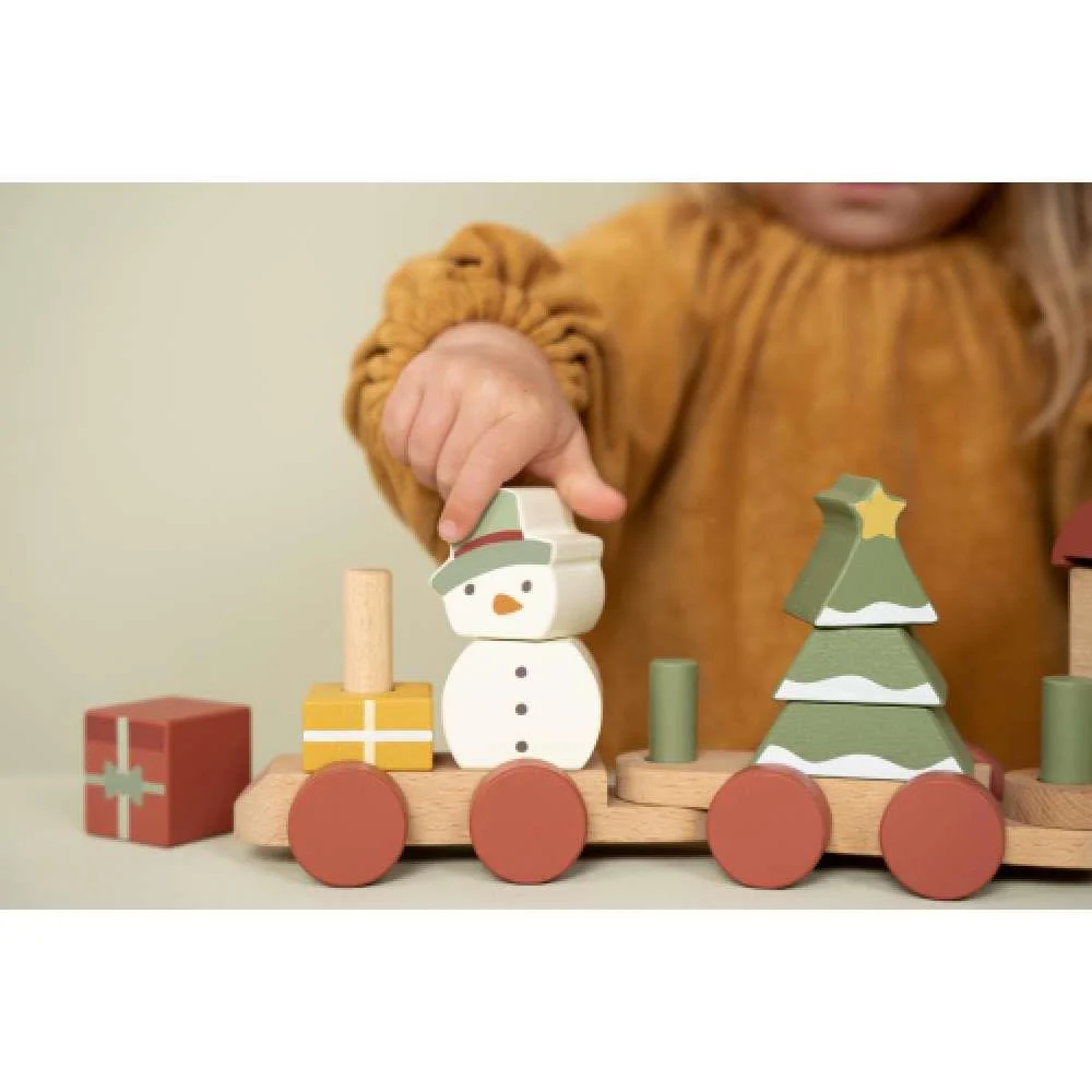 Little Dutch Comboio e Figuras de Natal em Madeira - Image 3