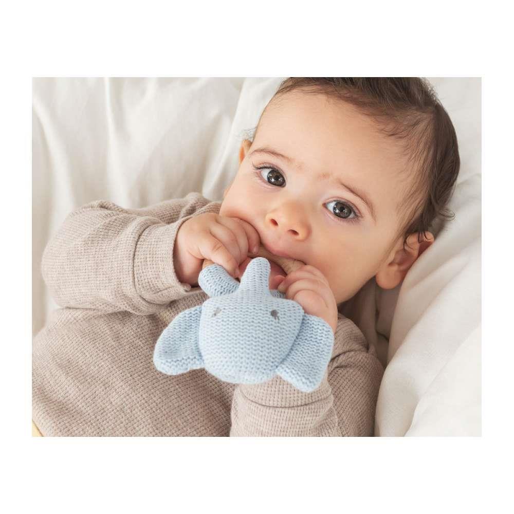 Cotton Friends Roca Elefante Azul 13cm - Image 3