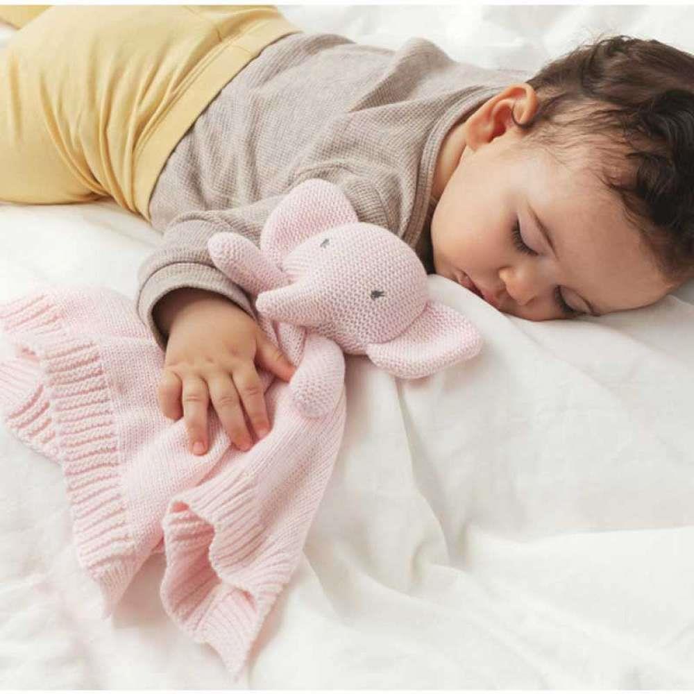 Doudou Elefante Algodão Rosa 25 cm - Image 2