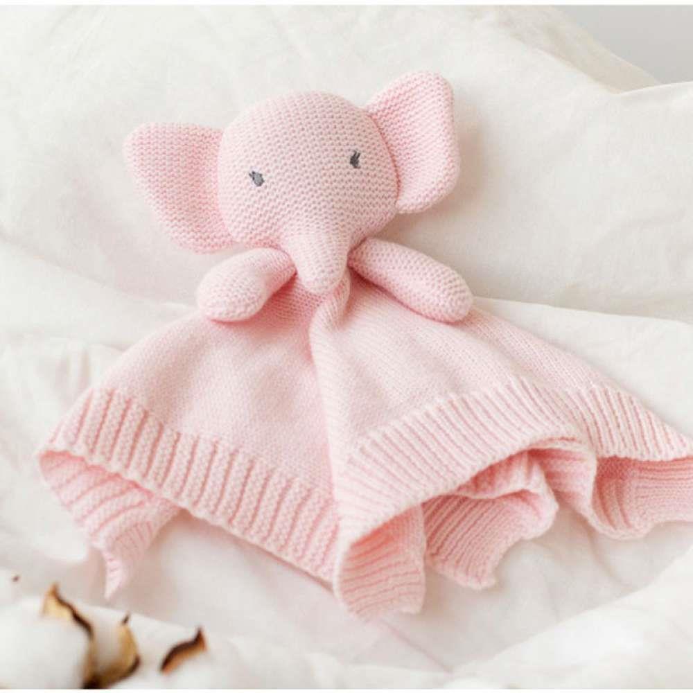 Doudou Elefante Algodão Rosa 25 cm - Image 3