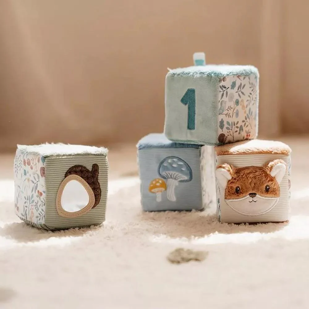 4 Cubos Soft de Atividades Little Dutch Forest Friends - Image 2