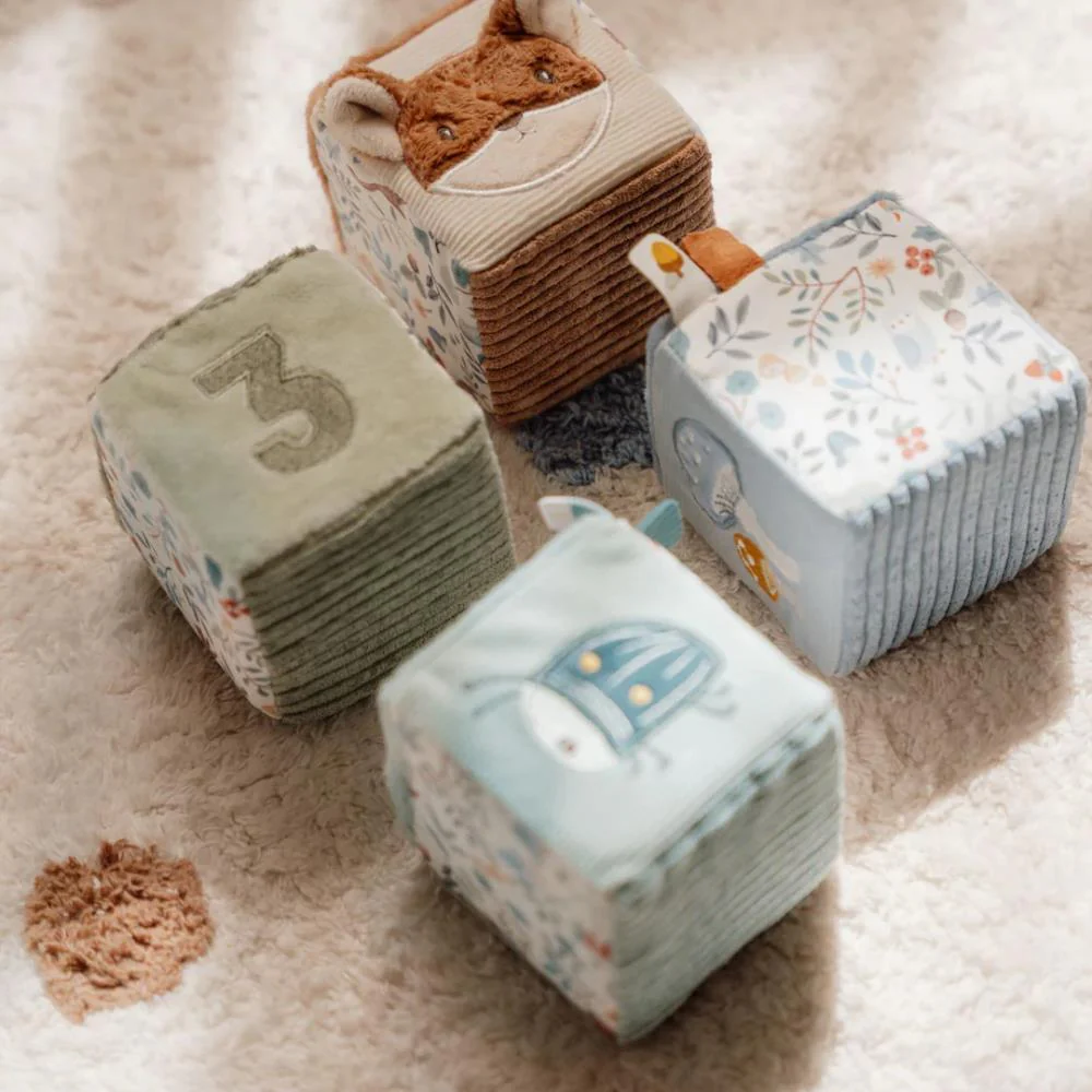 4 Cubos Soft de Atividades Little Dutch Forest Friends - Image 3