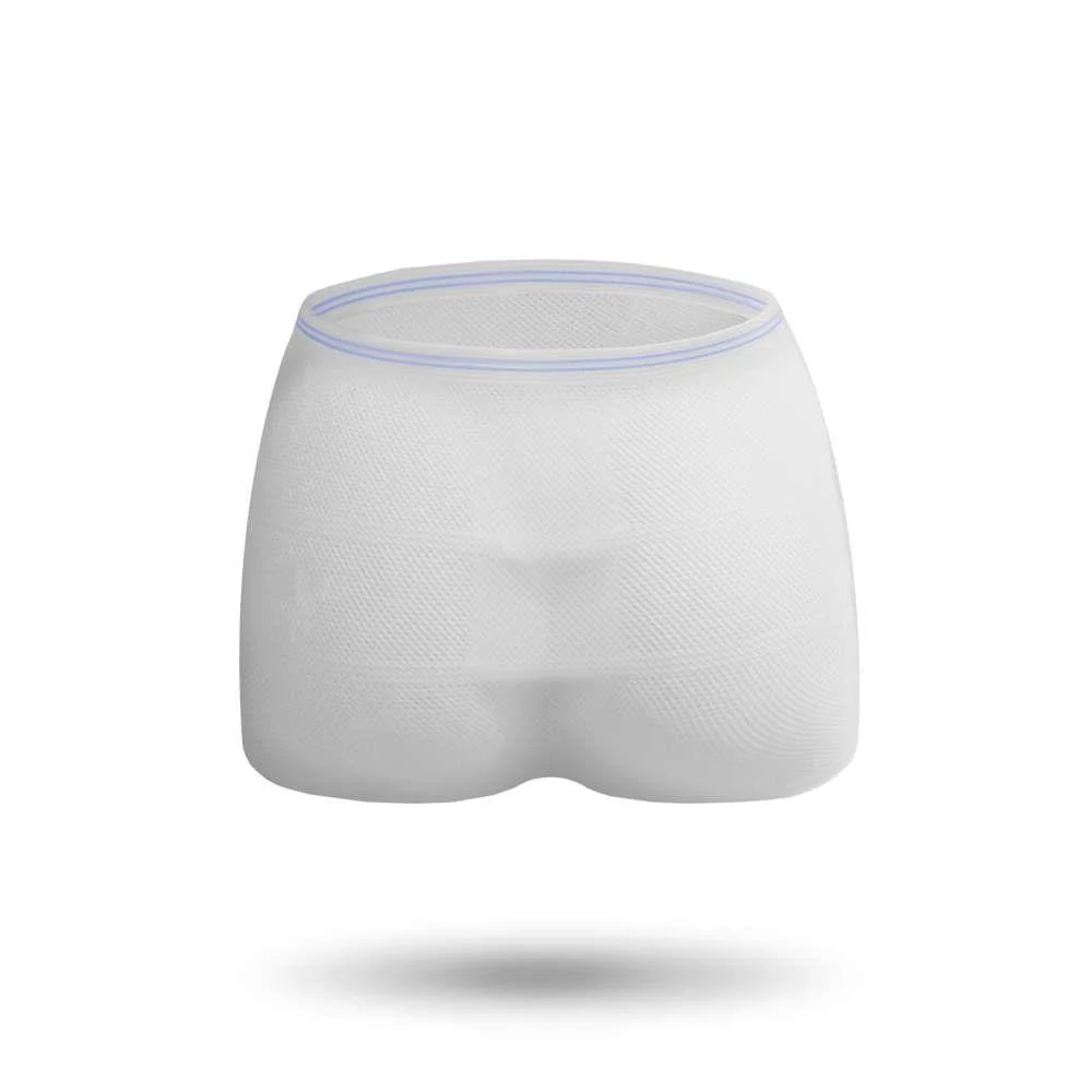 4 Cuecas Pós-Parto Laváveis Carriwell Branco TU - Image 3