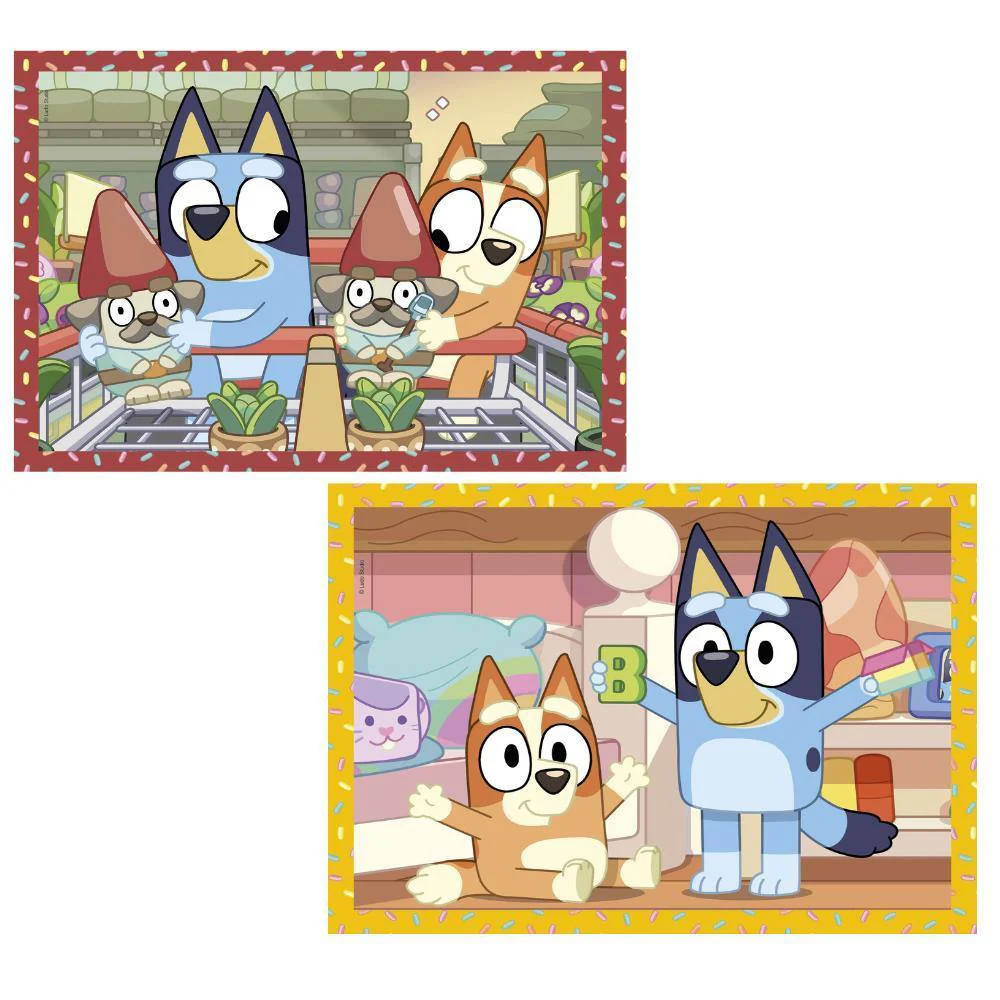 4 Puzzles Progressivos Clementoni Bluey 12 a 24 Peças - Image 2
