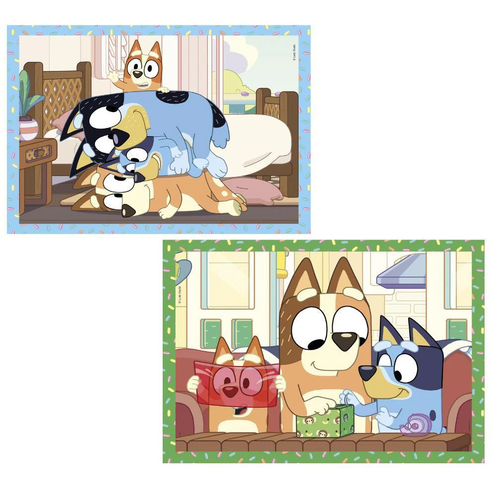 4 Puzzles Progressivos Clementoni Bluey 12 a 24 Peças - Image 3