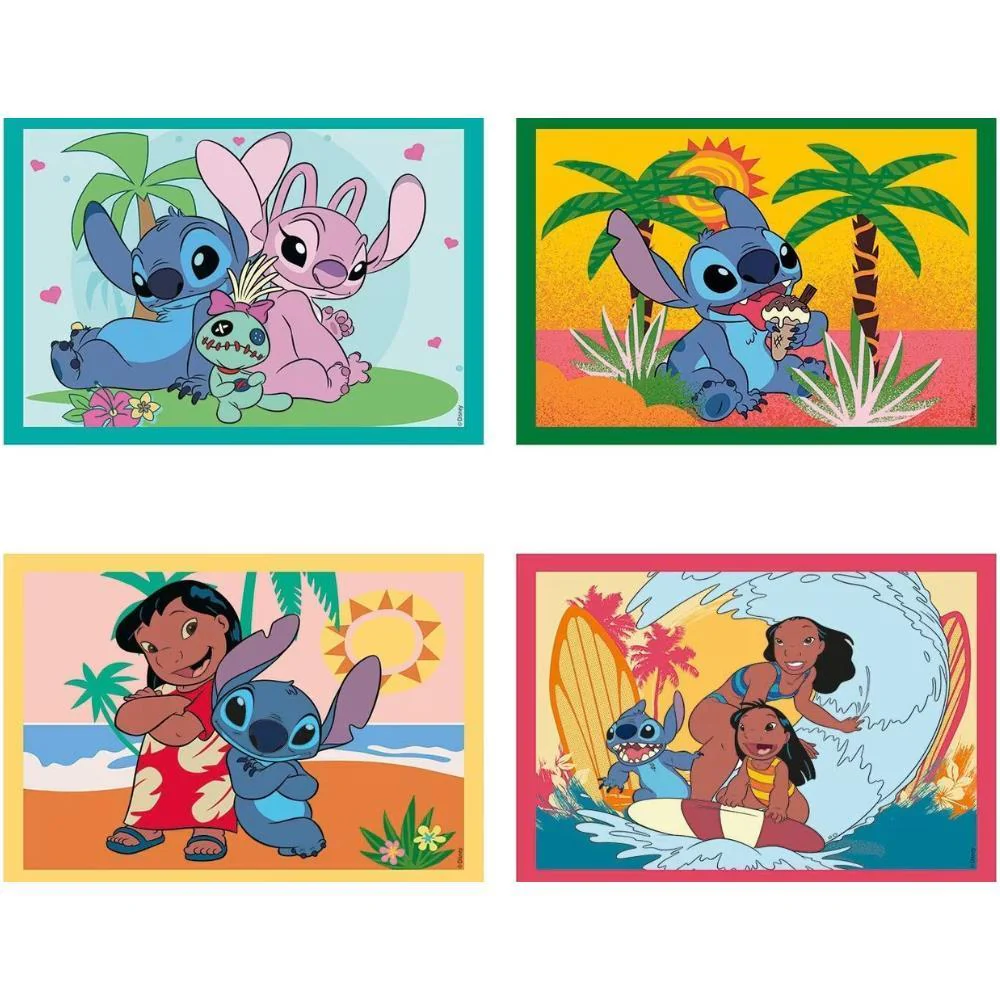 4 Puzzles Progressivos Clementoni Stitch 12 a 24 Peças - Image 2