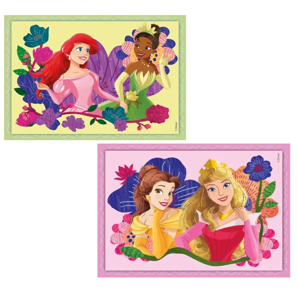 4 Puzzles Progressivos Clementoni Princesas Disney 12 a 24 Peças - Image 3