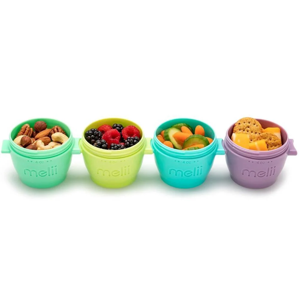 4 Recipientes Herméticos em Silicone Melii Snap & Go Midi 118 ml - Image 3