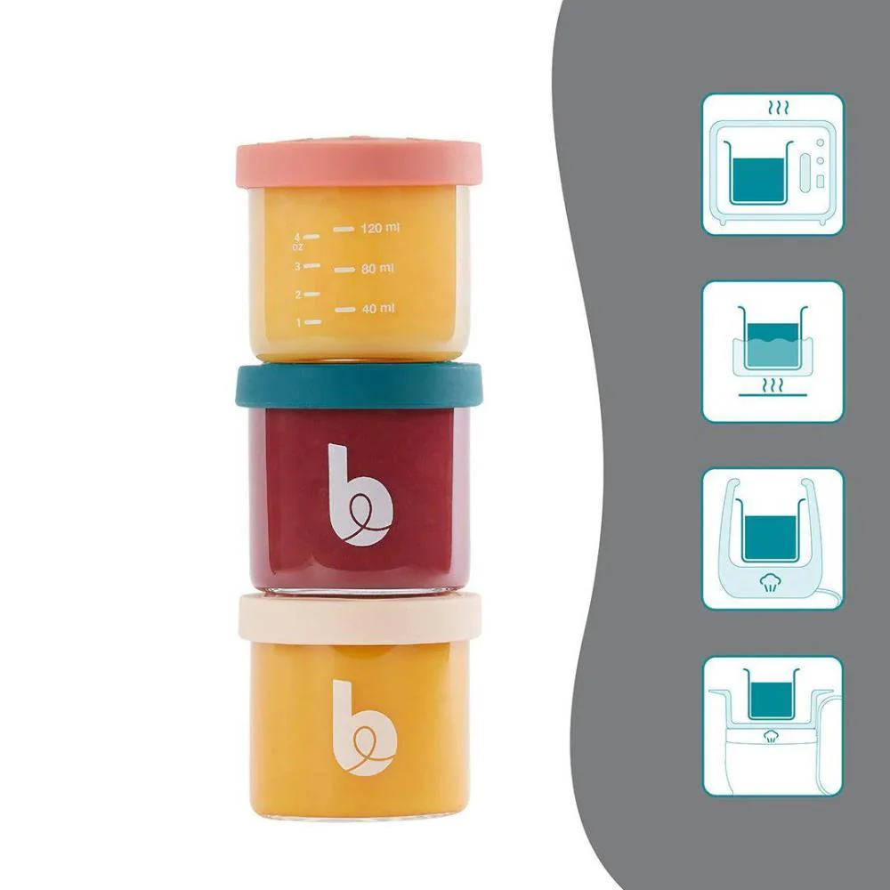 9 Recipientes em Vidro com Tampa de Silicone 120/250ml - Image 6