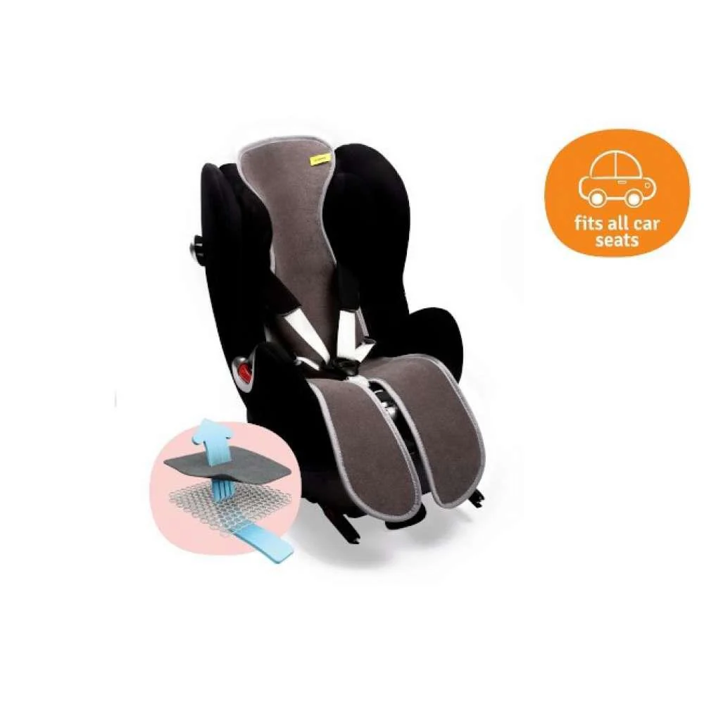 Colchonete Aeromoov Airlayer 3D Grupo 2/3 com Divisão e Arnês Cinza Escuro - Image 4