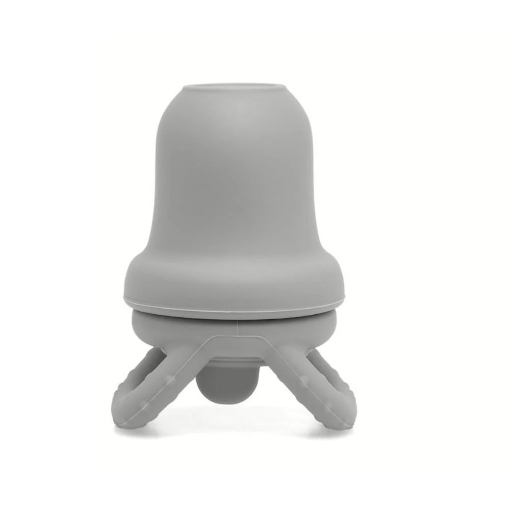 Dispensador de Alimentos em Silicone com Tampa KioKids Cinza - Image 2