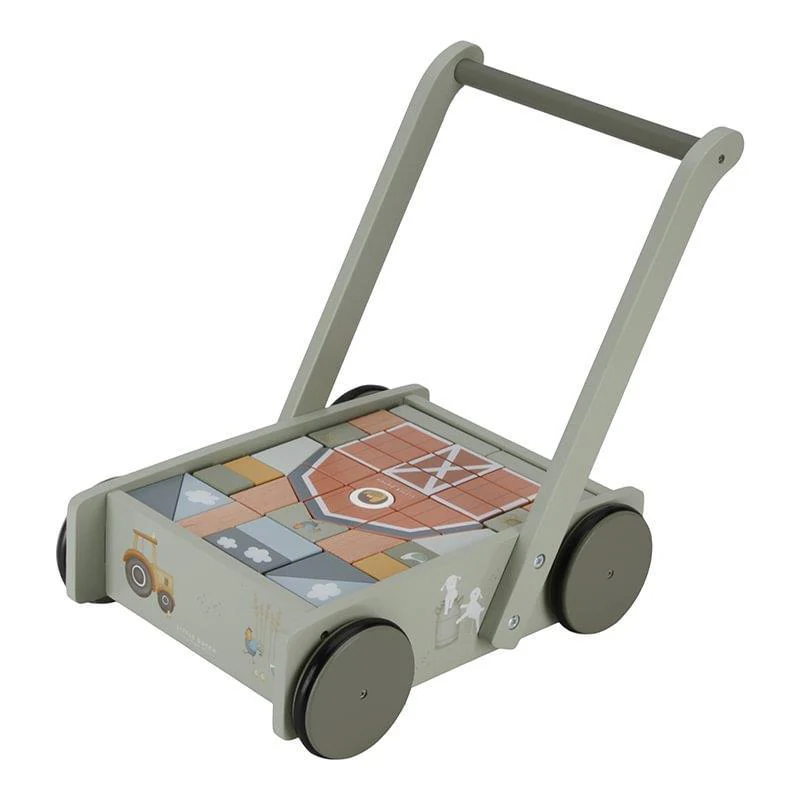 Andador com Blocos em Madeira Little Dutch Little Farm