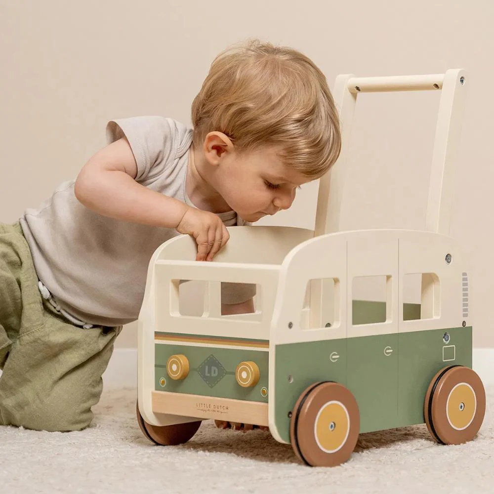 Andador Carrinha Vintage Van Little Dutch em Madeira - Image 7