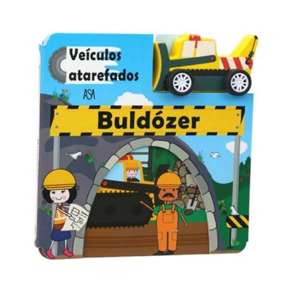 Livro Veículos Atarefados Buldozer