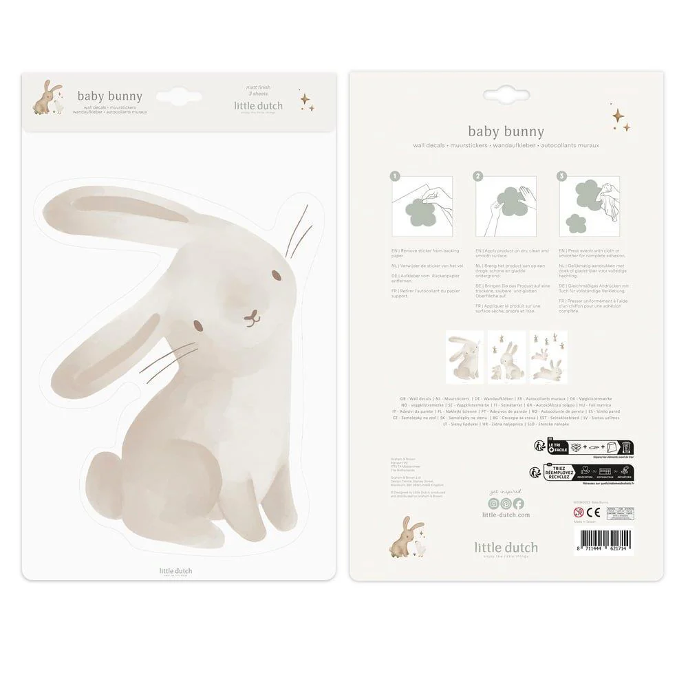 Autocolantes de Parede Little Dutch Baby Bunny - Image 3
